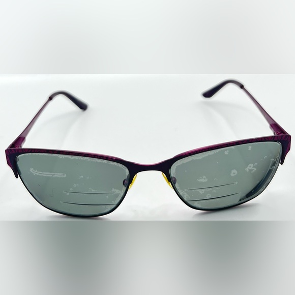 Diana Buchman Amice Purple Oval Sunglasses Frames Only - Picture 3 of 8
